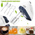 7-Speed Electric Hand Mixer with Dough Hooks & Beaters
